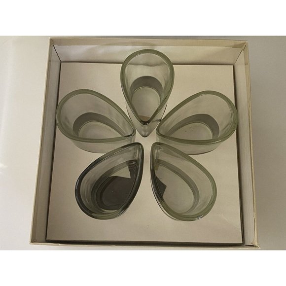 Mid Century Vintage John Curran for Ellen Rogin 5 Glass Vessels Pour Les Fleurs - Picture 13 of 16